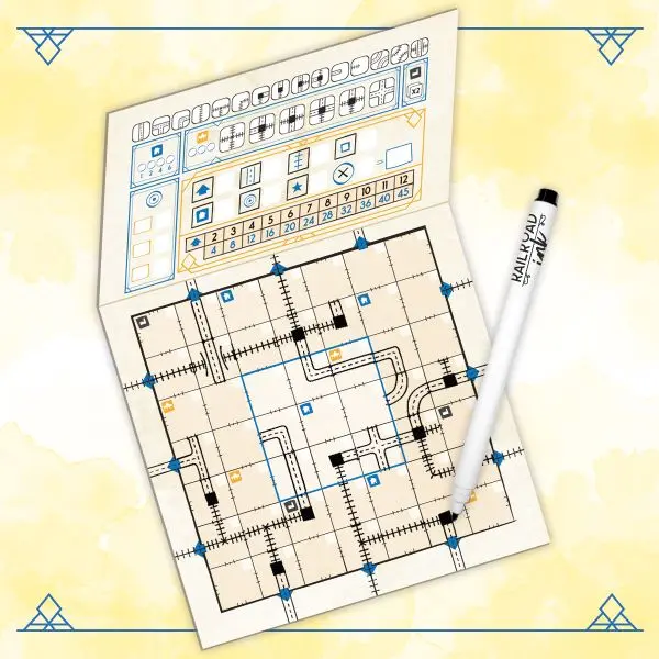 Railroad_Ink_Challenge_Goudgele_Versie_Dobbelspel_Spelmateriaal_1_White-Goblin-Games.webp