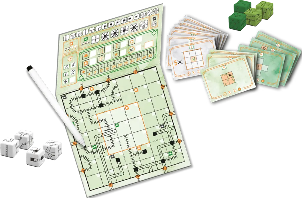 Railroad_Ink_Challenge_Natuurgroene_Versie_Dobbelspel_Spelmateriaal_1_White-Goblin-Games.webp