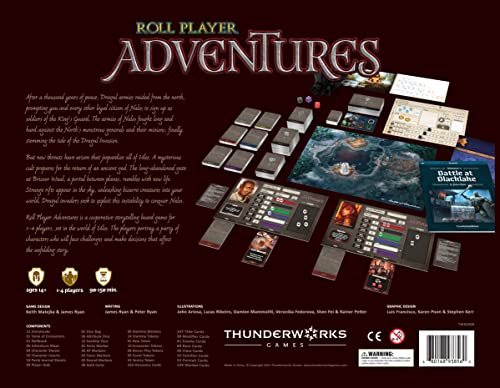 Roll Player: Adventures - Cooperative Storybook Board Game  Ages 14+  1-4 Players  90-150 Min Game Play