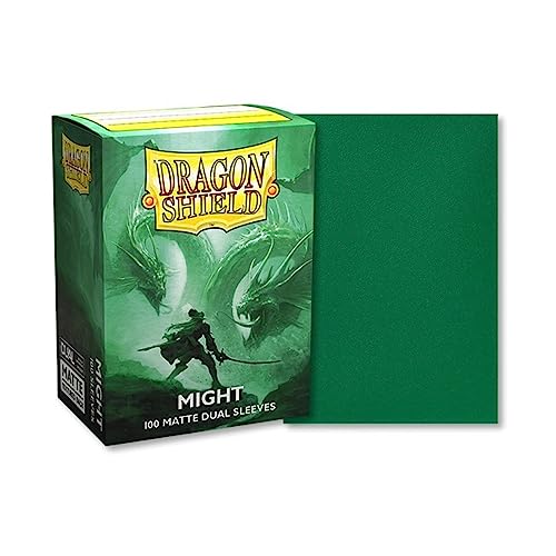 ATM15058 DP Dragon Shield Dual Matte Might Card Accessories, Green