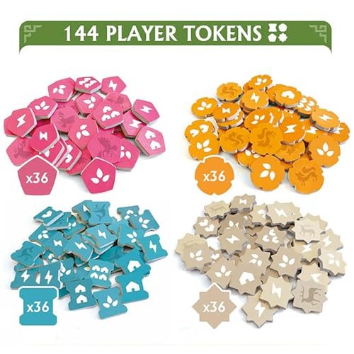 Mighty Boards: Rebirth - Tile Laying Board Game  Double-Sided Board Scotland-Ireland  Eurogame Set in a Lush & Hopeful Future  Age 10+  2 to 4 Players