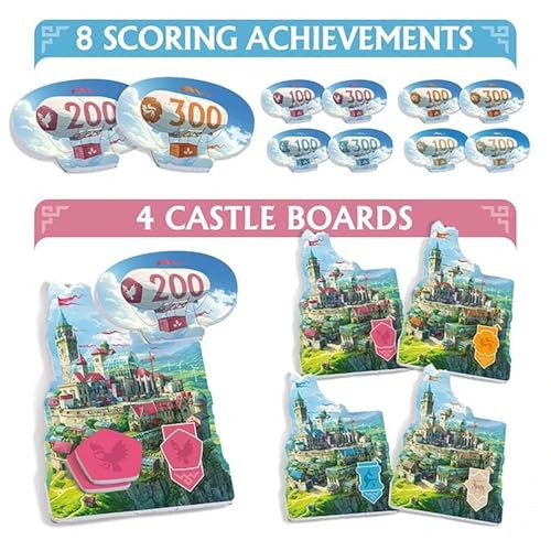 Mighty Boards: Rebirth - Tile Laying Board Game  Double-Sided Board Scotland-Ireland  Eurogame Set in a Lush & Hopeful Future  Age 10+  2 to 4 Players