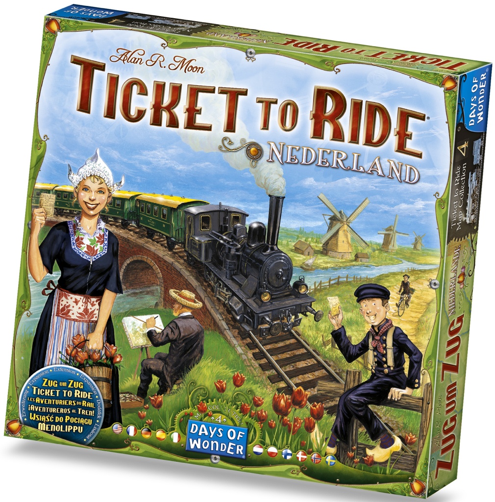 Ticket to Ride Nederland Map Expansion (NL)
