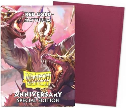 Dragon Shield: Special Edition Matte Dual - Red/Gold 100 Count