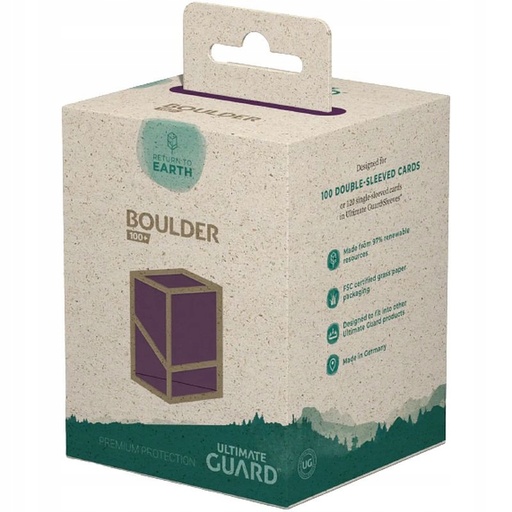 Ultimate Guard RTE Boulder 100+ Cover - Purple 100+ Purple